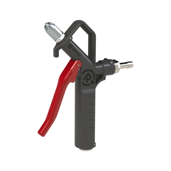 Plastic dosing blow gun Safety nozzle can be connected at the top 129397 - Compressed air blasting gun