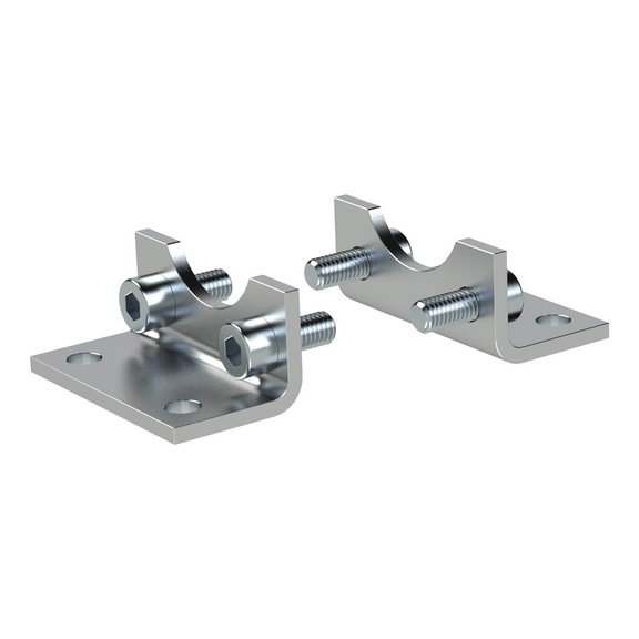 RIEGLER Mountening element for cylinder (accessory, pneumatics)