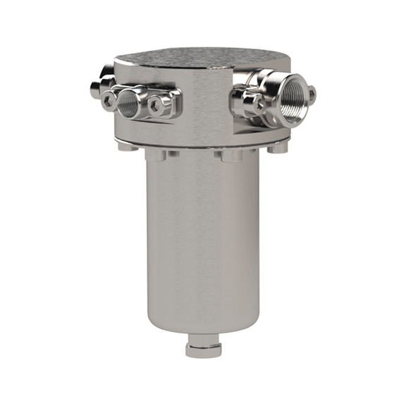 Stainless steel filter 1.4404 129670 - Filter combination (pneumatics)