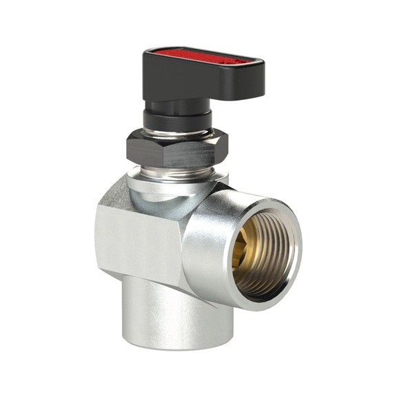 Angle mini ball valve 129827 - Mini ball valve (pneumatics)
