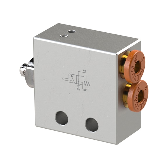 METAL WORK 3/2-way miniature valve mechanical 129902 - 3/2 Directional control valve (pneumatics, unspecified)
