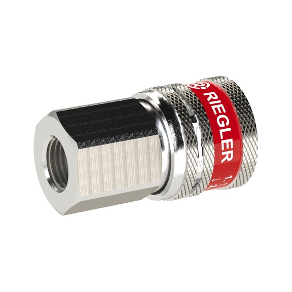 Safety coupling nominal width 7.8 type SEK nickel-plated brass 129970 - Multi connectors (pneumatics)