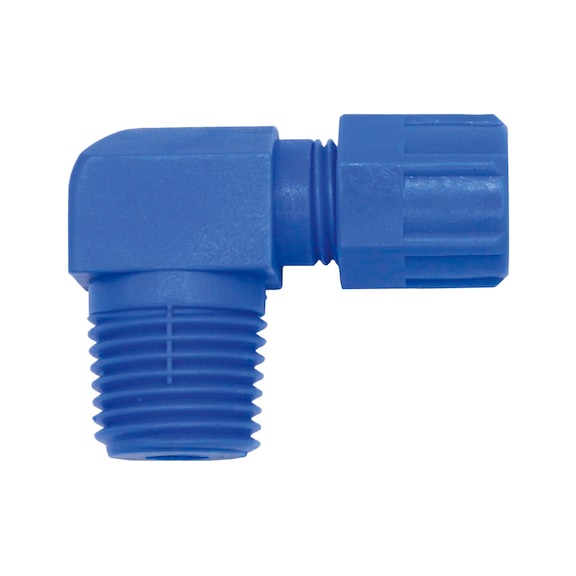 Angle screw connection rigid 110737 - Elbow fitting (pneumatics)