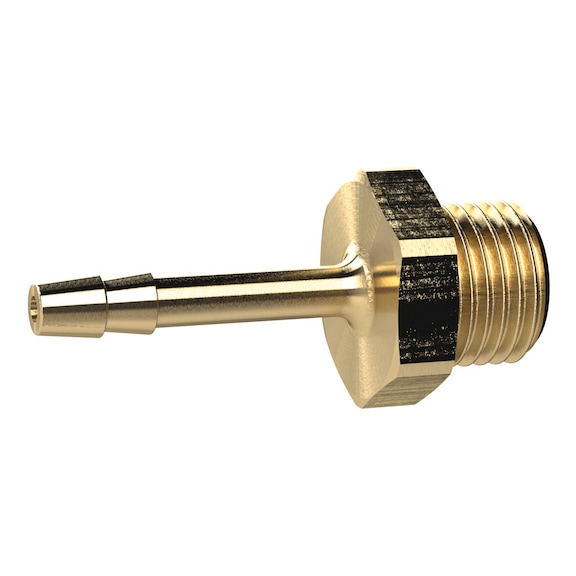 Screw-in hose nozzle brass 131010 - Screw-in hose nozzle (pneumatics)