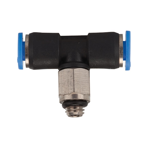 T-plug fitting Blue Series mini rotatable 148846 - Push-in T-fitting, push-in T-connection (pneumatics)