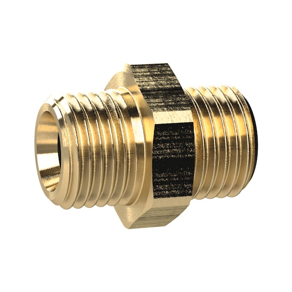 Double threaded nipple cylindrical 131782 - Double threaded nipple (pneumatics)