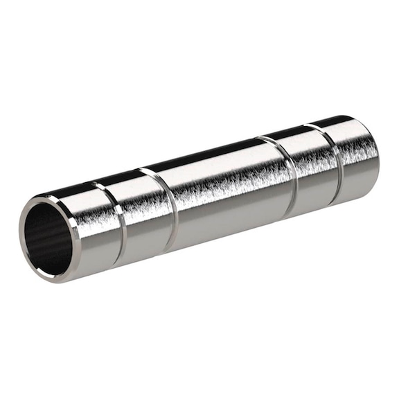 NonPlusUltra stainless steel plug nipple 1.4404 132125 - Push-in nipple (pneumatics)