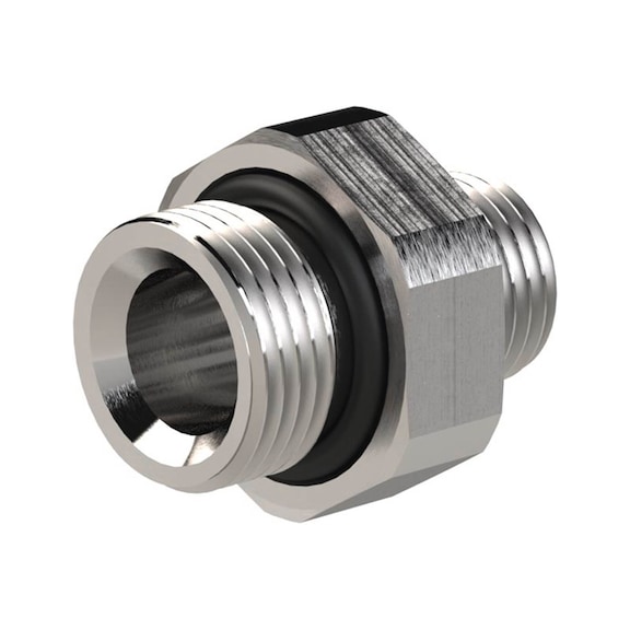 Double thread nipple NonPlusUltra 132175 - Push-in fitting parts (pneumatics)