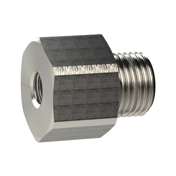 Reduziernippel lang Messing vernickelt 134766 - Klemmringverschraubung (Pneumatik)