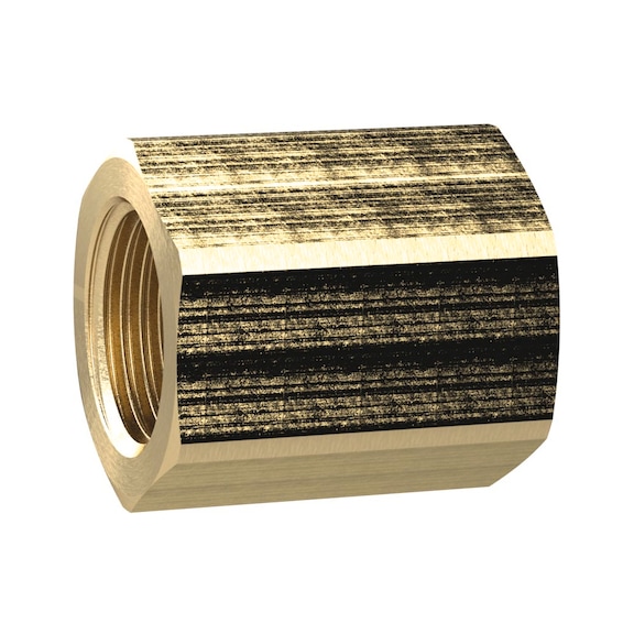 Reducing socket with external hexagon brass 136136 - Sleeve (pneumatics)