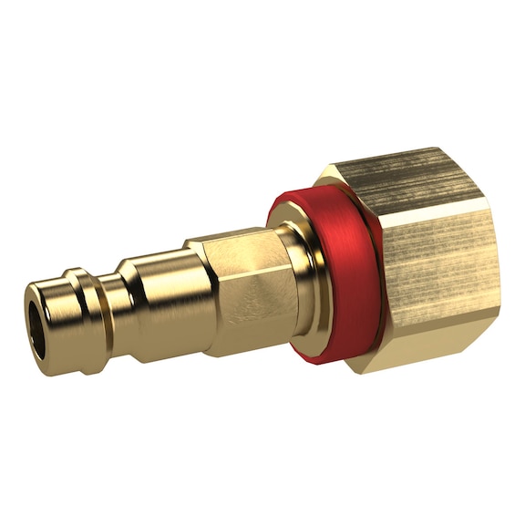 Distinctive nipple nominal width 5 bright brass 137226 - Hose fitting (screwed joint )