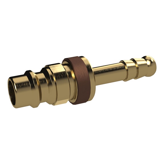 Unverwechselbare Einstecktülle Nennweite 7,8 Messing blank 137565 - Schlauchtülle (Verschraubung)