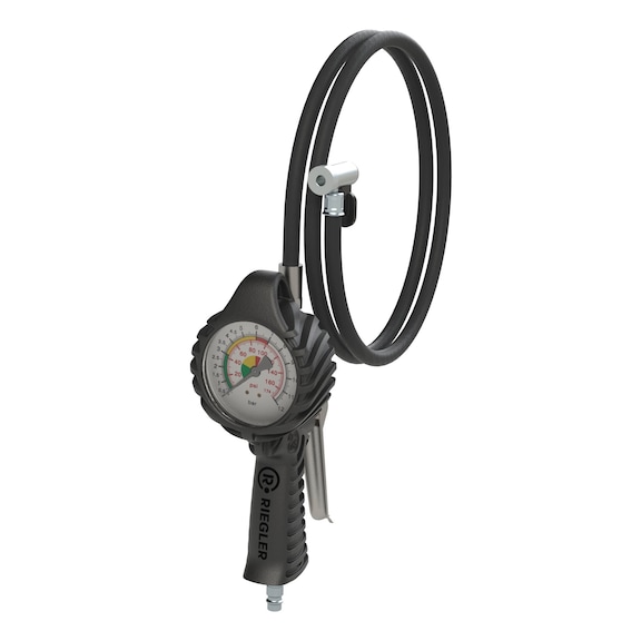 Standard hand tyre inflator with lever plug 137643 - Pressure gauge (hand-held)