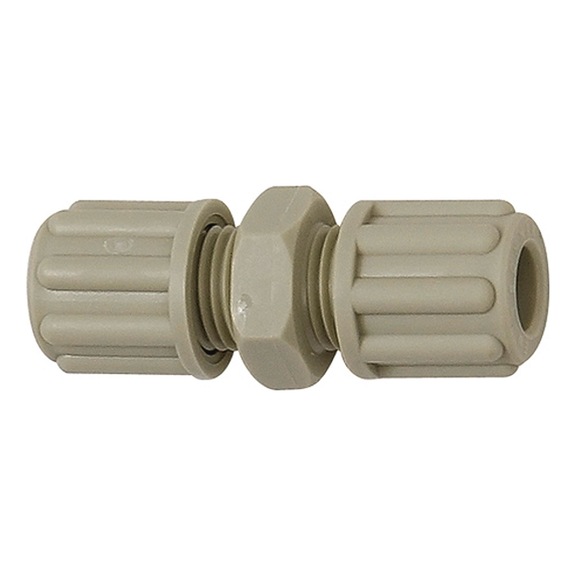 Straight hose connection PP 110883 - Push-in fitting (pneumatics)
