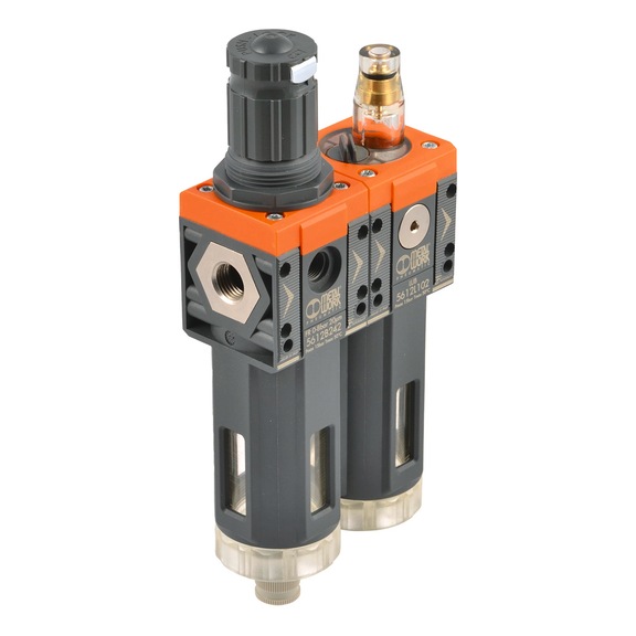 Filter regulator and oiler SYNTESI without pressure gauge 144784 - FRL unit (pneumatics, unspecified)