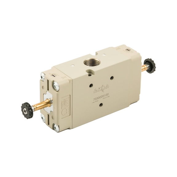 METAL WORK 3/2-way valve electro-pneumatic bistable aluminium 145702 - 3/2 Directional control valve (pneumatics, unspecified)