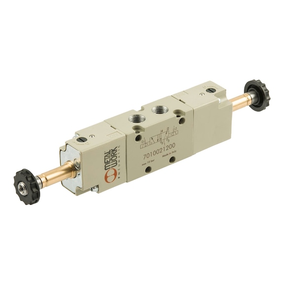 METAL WORK 5/2-way valve electro-pneumatic bistable 147126 - 5/2 Directional control valve (pneumatics, unspecified)