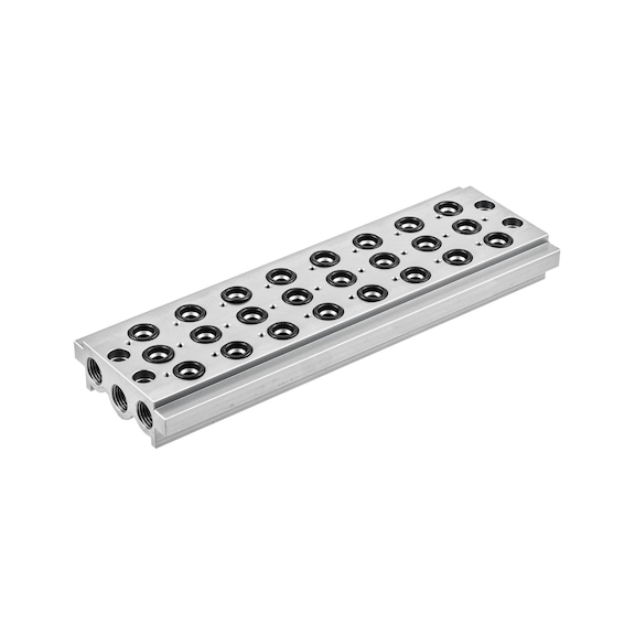 Eight-fold multiple base plate BASIC 146721 - Subplate for valve (accessory, pneumatics)