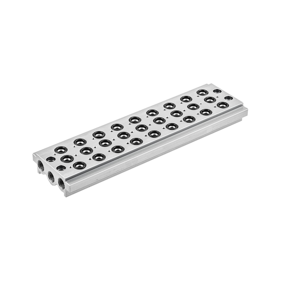 Nine-fold multiple base plate BASIC 146731 - Subplate for valve (accessory, pneumatics)