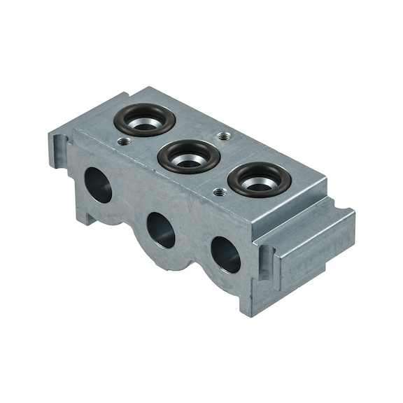 Modulare Grundplatte für Ventile G 1/8 146733 - Anschlussplatte für Ventildirektmontage