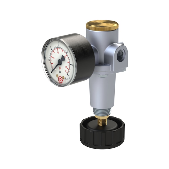 Constant pressure regulator with pressure gauge 147480 - Pressure regulator with pressure gauge