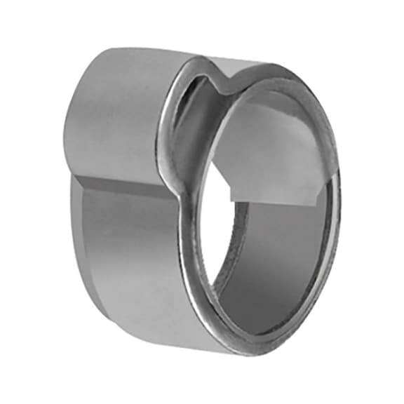 1-ear hose clamp with insert ring stainless steel 1.4301 152227 - Tube clamp (pneumatics)