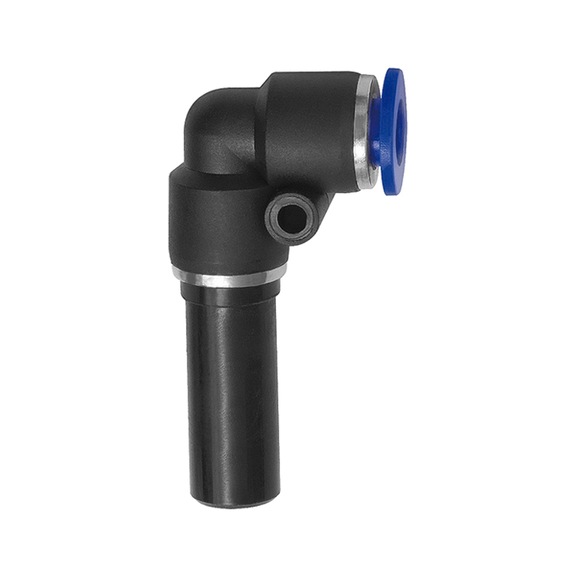 L-Steckverbindung Blaue Serie reduzierend Kunststoff 125726 - L-Steckverschraubung, L-Steckverbindung (Pneumatik)
