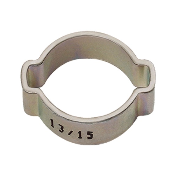 2-ear hose clamp bright zinc-plated steel 114126 - Tube clamp (pneumatics)