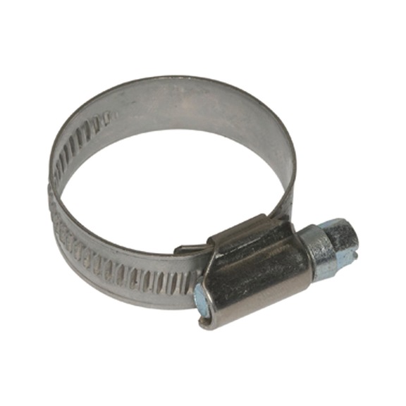 Worm thread hose clamp blow line stainless steel 1.4401 115451 - Tube clamp (pneumatics)