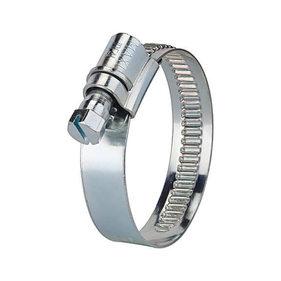 Worm thread hose clamp bright zinc-plated steel 114239 - Tube clamp (pneumatics)