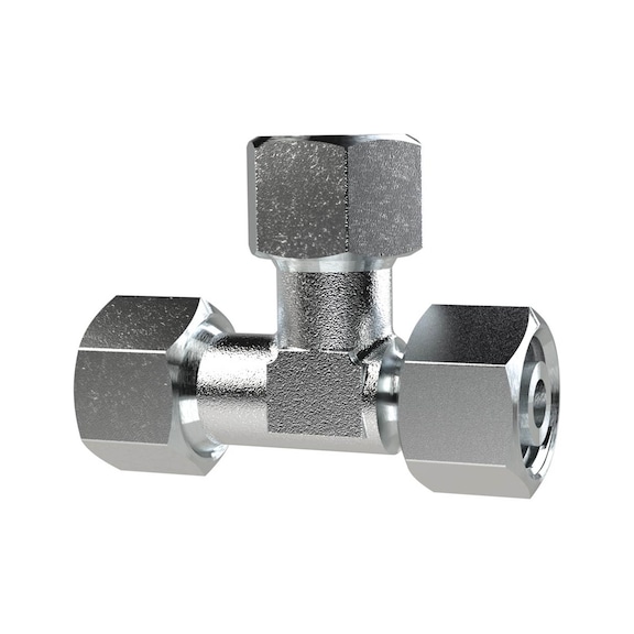 Adjustable L-connection screw fitting sealing cone rotatable through 360 degrees 159042 - Adjustable screw connection (pneumatics)