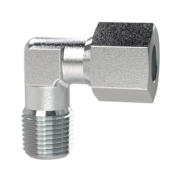 Angle screw-in fitting galvanised steel 159177 - Elbow fitting (pneumatics)
