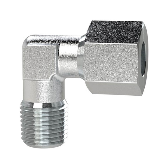 Angle screw-in fitting galvanised steel 159187 - Elbow fitting (pneumatics)