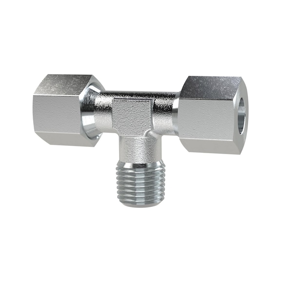 T-screw connection galvanised steel 112187 - T-fitting (pneumatics)