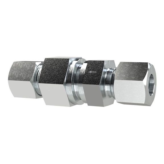 Check valve, galvanised steel 159412 - Union nut (threaded joint)