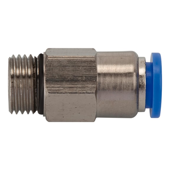 Straight check valve Blue series threaded hose 110222 - Check valve (pneumatics)