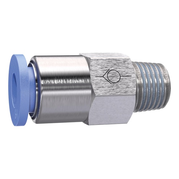 Straight check valve Blue series Hose thread 151525 - Check valve (pneumatics)