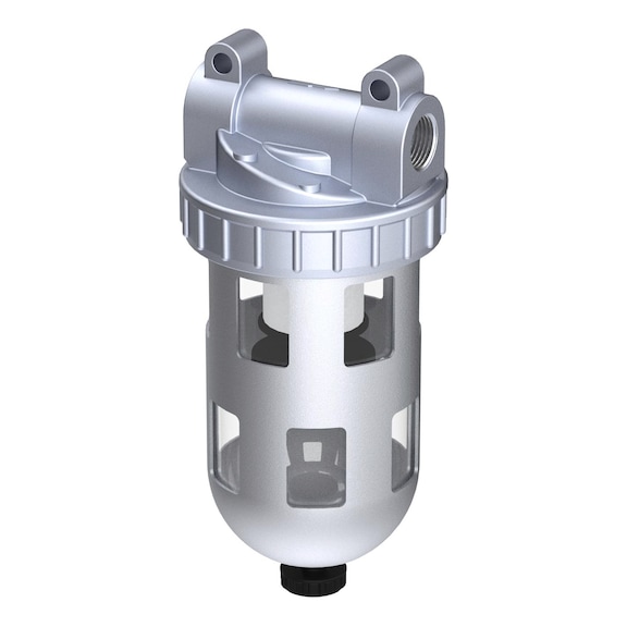 Standard filter with polycarbonate container and protective basket Drain valve HA 206301 - Standard filter (pneumatics)
