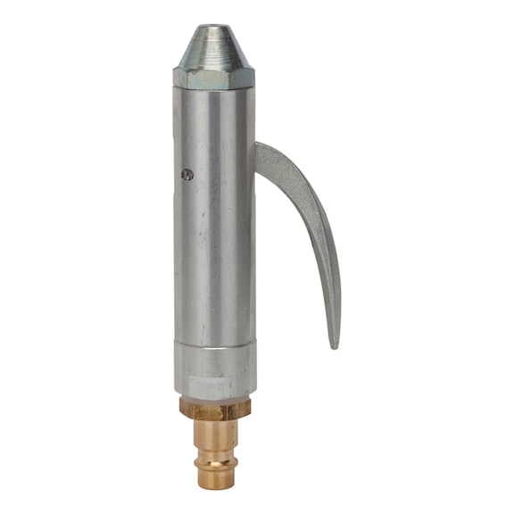 Aluminium blow-off tap with standard nozzle, straight version 114425 - Compressed air blasting gun