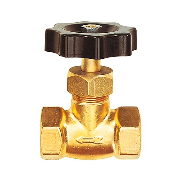 Needle valve, brass with fine adjustment 103765 - Non-return valve (pneumatics)