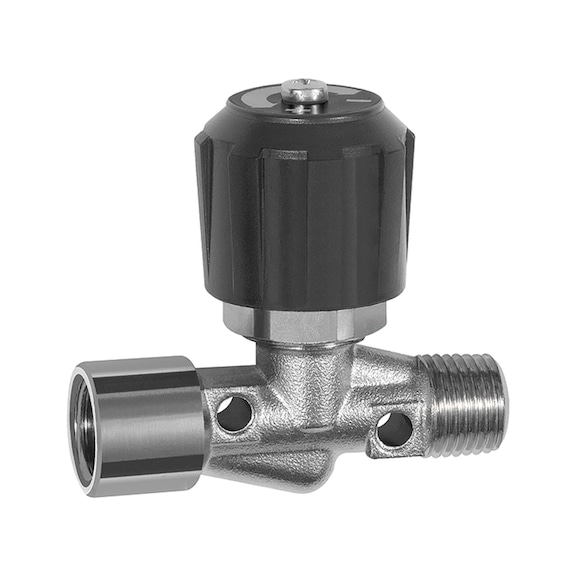 Needle valve, nickel-plated brass 136234 - Non-return valve (pneumatics)