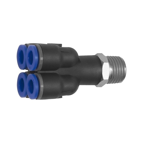 Multiple distributor Blue Series four-way rotatable 109792 - Multiple distributor (pneumatics)