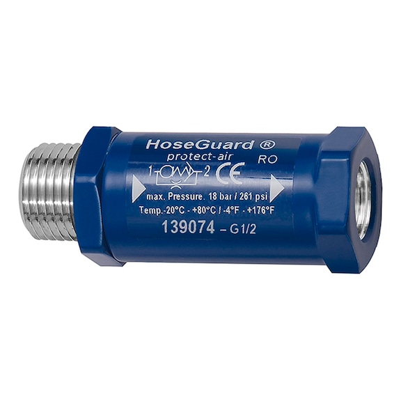 Schlauchbruchsicherung Hose Guard Aluminium Kolben Polyacetat 139073 - Pneumatik (Zubehör, Sonstiges)