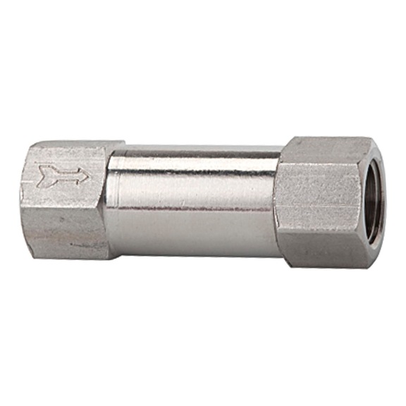 Full bore check valve, stainless steel 1.4404 103848 - Check valve (pneumatics)