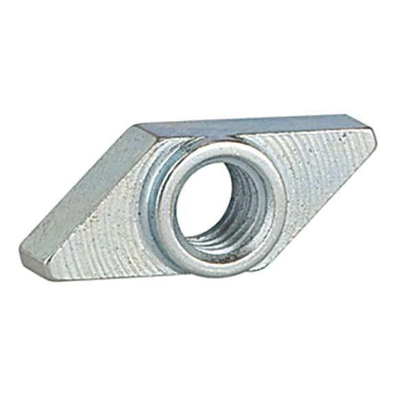 Threaded plate for T-slot for compact cylinder 106168 - Subplate for valve (accessory, pneumatics)