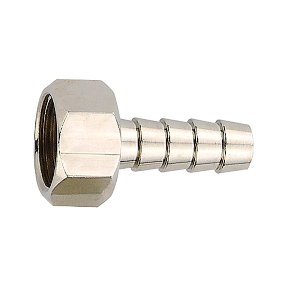 Screw-on hose nozzle stainless steel 1.4571 111781 - Screw-on hose nozzle (pneumatics)