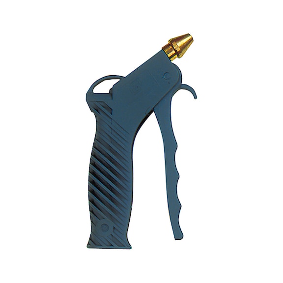 Blow gun with plastic safety nozzle 114377 - Compressed air blasting gun