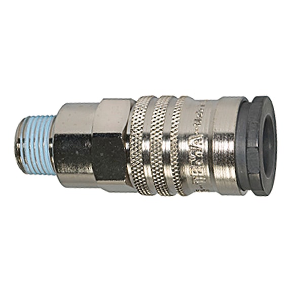 Schnellverschlusskupplung Nennweite 10 hoher Durchfluss 107443 - Schnellverschlusskupplung (Schlauch)