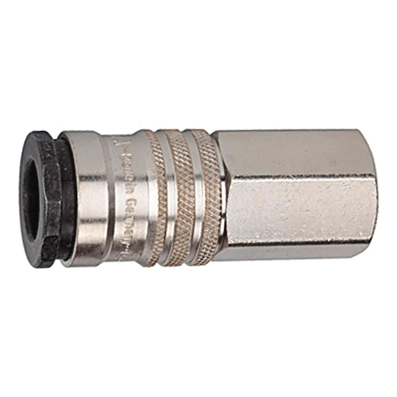 Schnellverschlusskupplung Nennweite 10 hoher Durchfluss 107444 - Schnellverschlusskupplung (Schlauch)