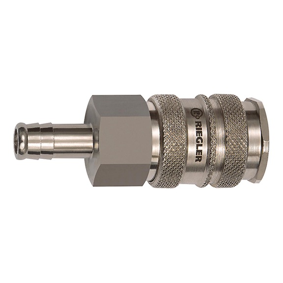 Quick-release coupling Nominal diameter 10 Nickel-plated steel/brass 141559 - Quick-release coupling (hose)